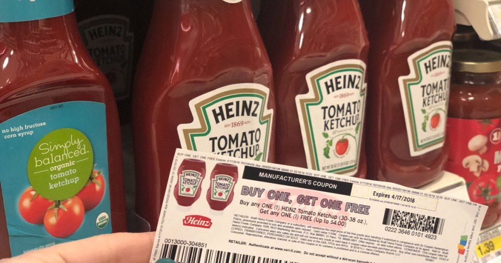 Don't Miss This Rare Buy One Get One FREE Heinz Ketchup Coupon