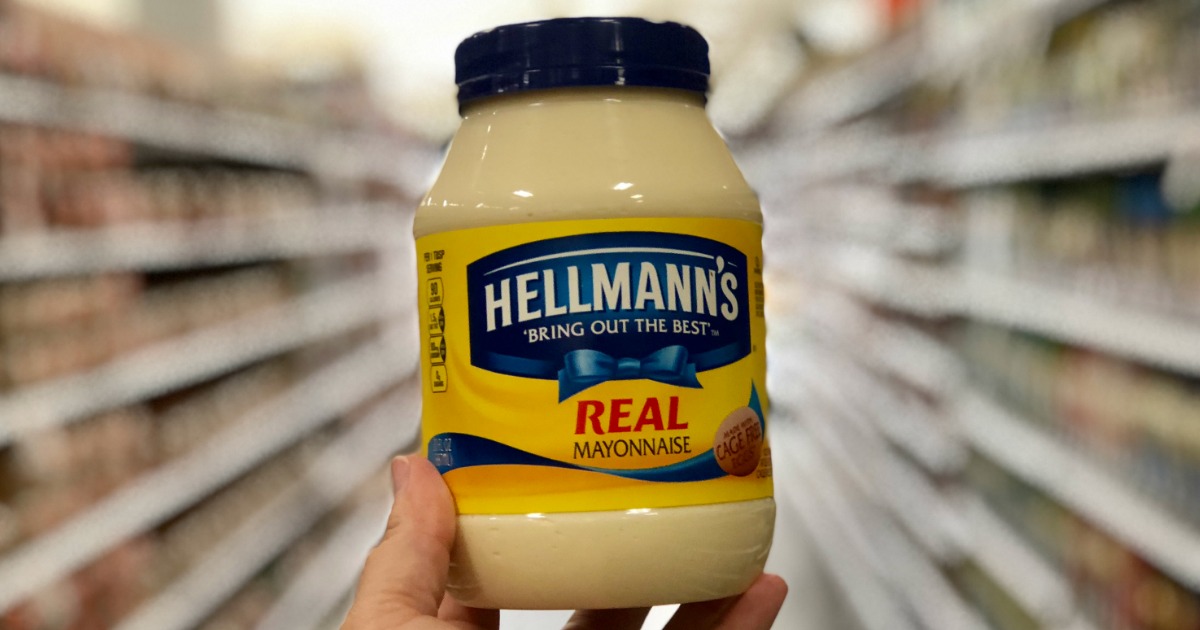 Target LARGE Hellmann's Mayonnaise Jar ONLY 2.13