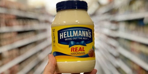 Target: LARGE Hellmann’s Mayonnaise Jar ONLY $2.13