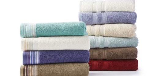 Home Expressions Bath Towels Only $2.56 Each on JCPenney.com (Regularly $10)