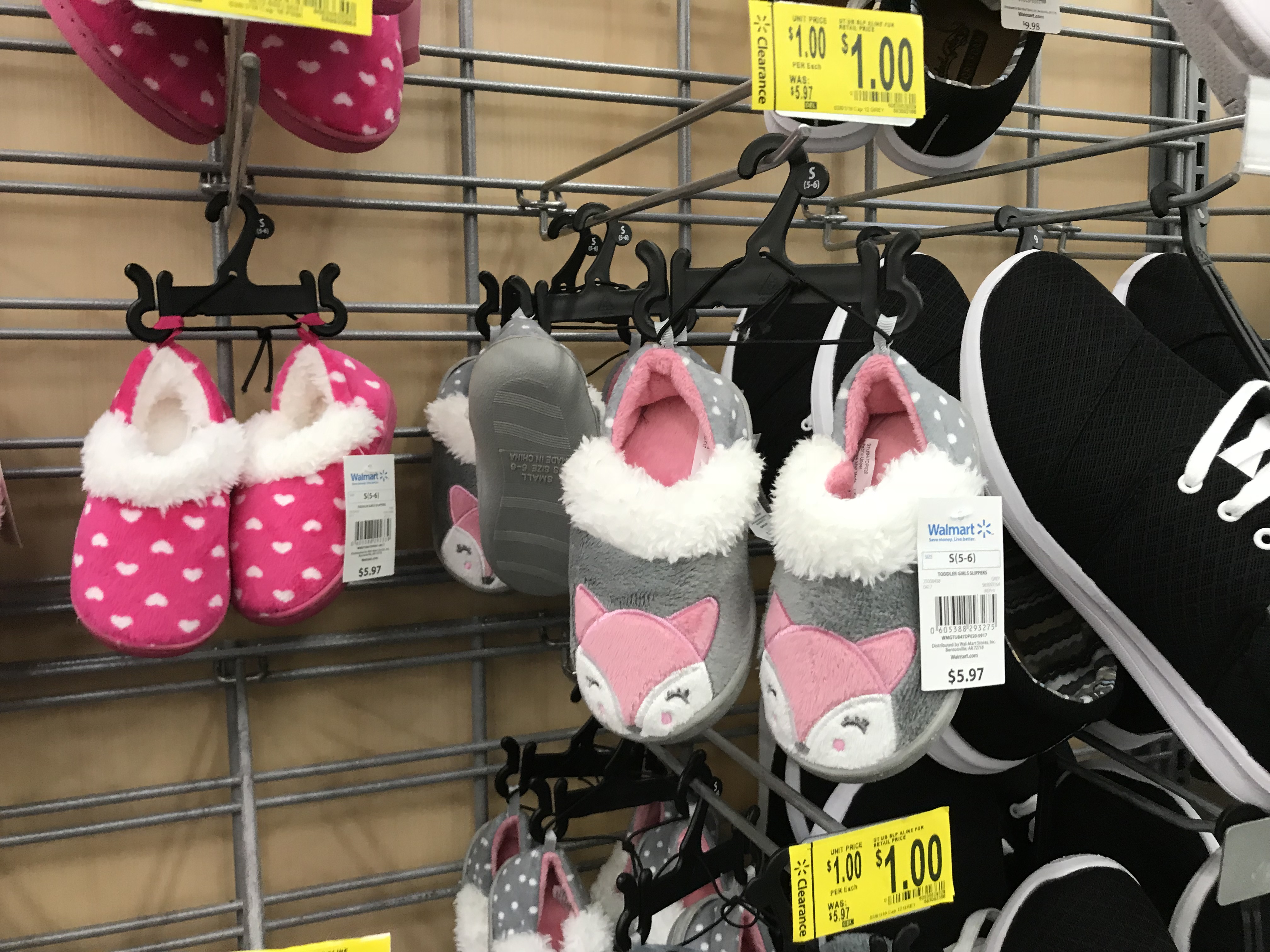 walmart clearance slippers