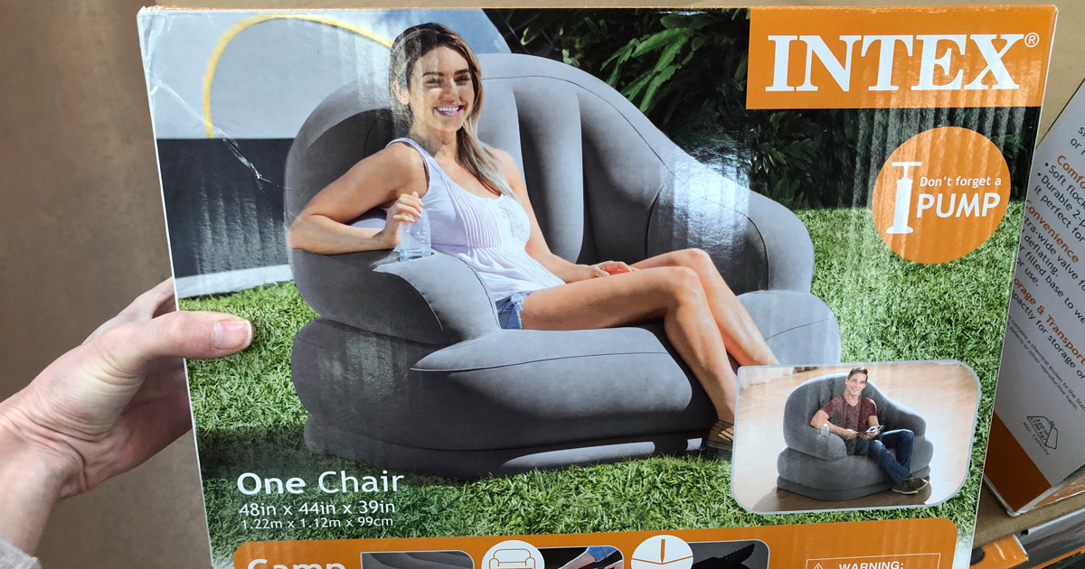 intex inflatable camping sofa