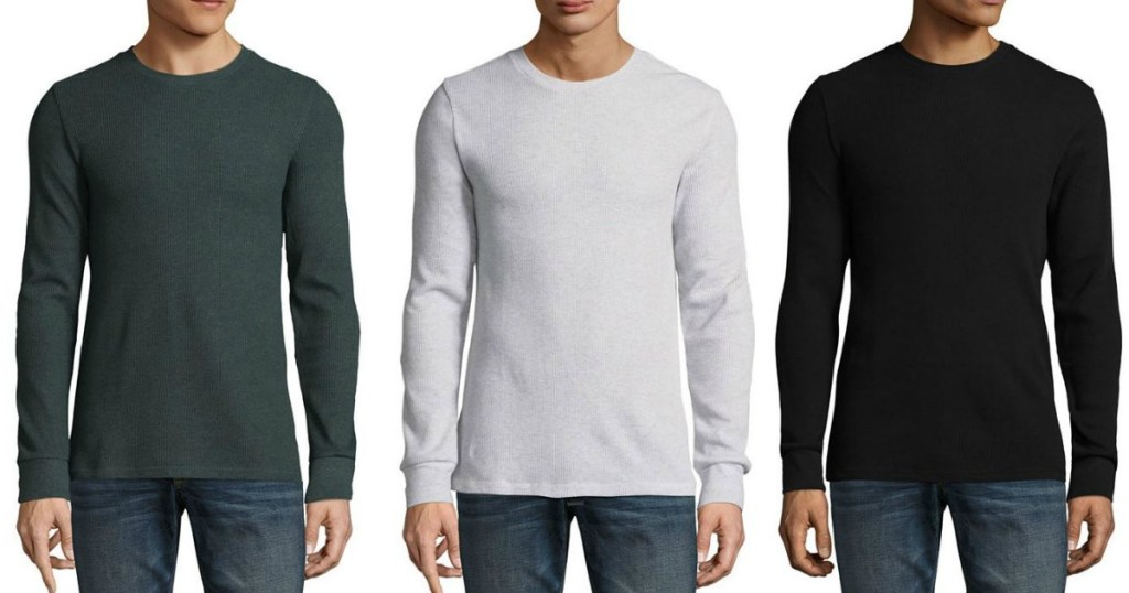 JCPenney: Arizona Mens Long Sleeve Thermal Tops ONLY $3.99 (Regularly $10)