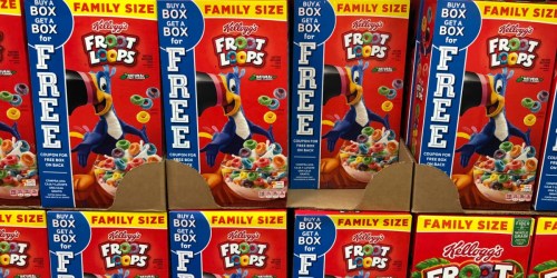 RARE Buy One Get One FREE Kellogg’s Coupon = TEN Boxes Of Cereal Only $15.20 At Walmart
