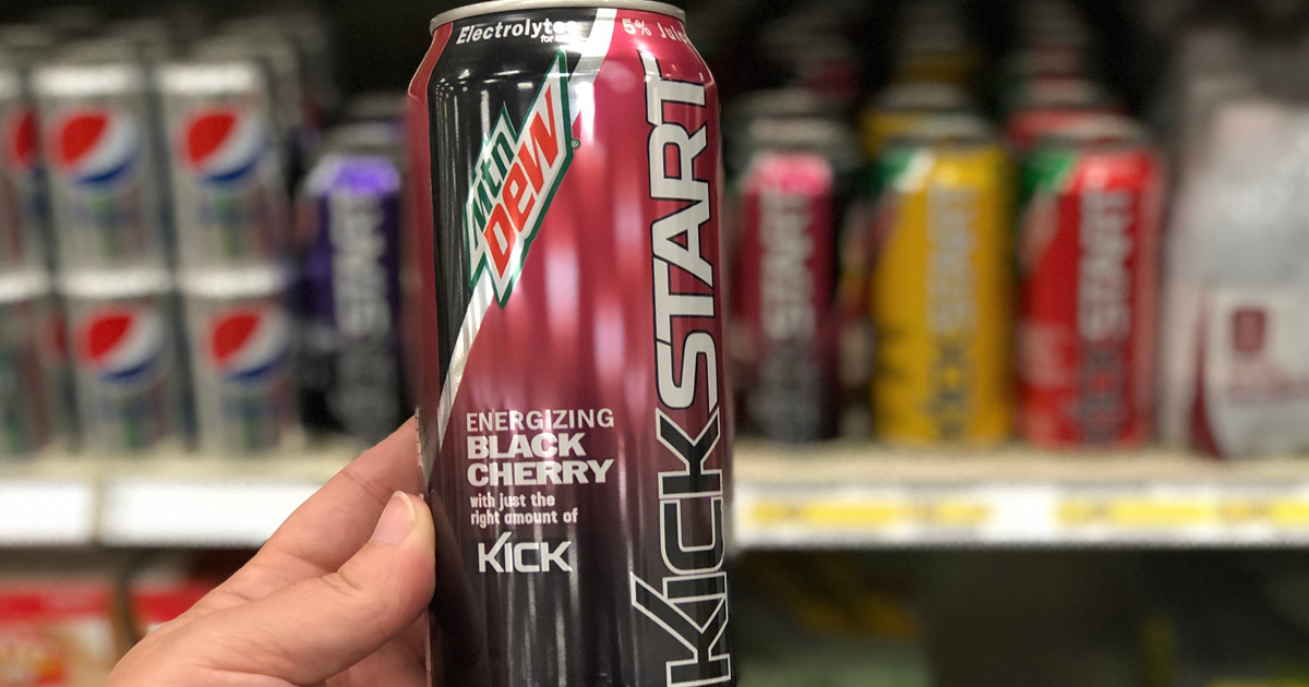 Mountain Dew Kickstart Drinks Only 52¢ Each After Ibotta at Target
