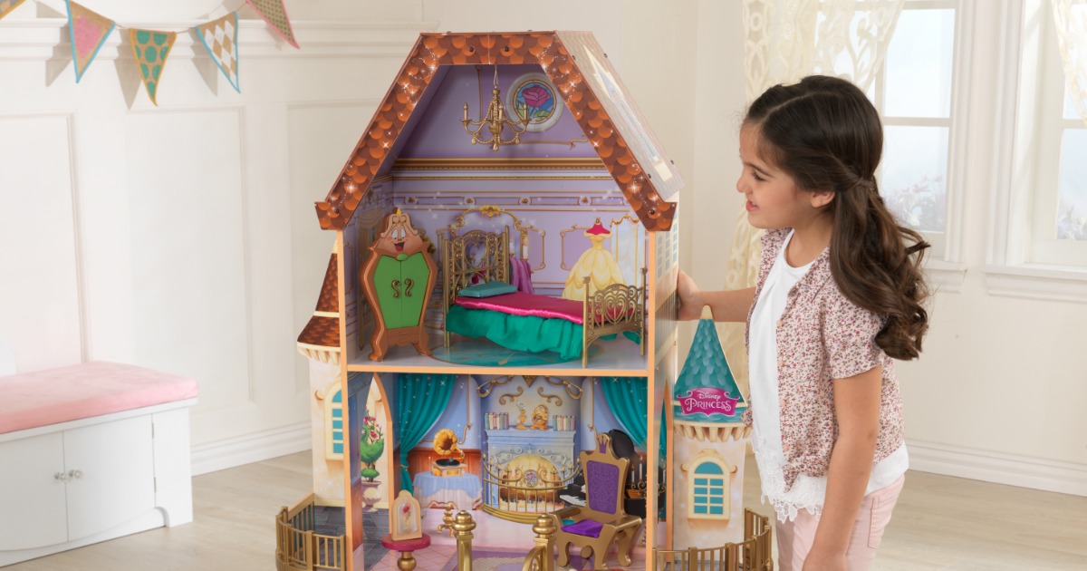 Disney princess belle best sale dollhouse