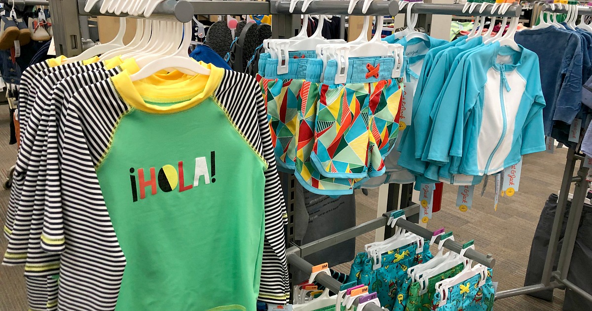 Don't buy kids bathing suits in April. 