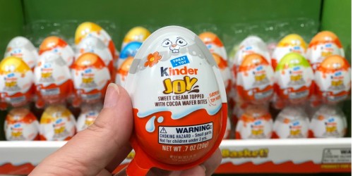 Kinder Joy Eggs w/ Surprise Toy Only 55¢ Each at Target