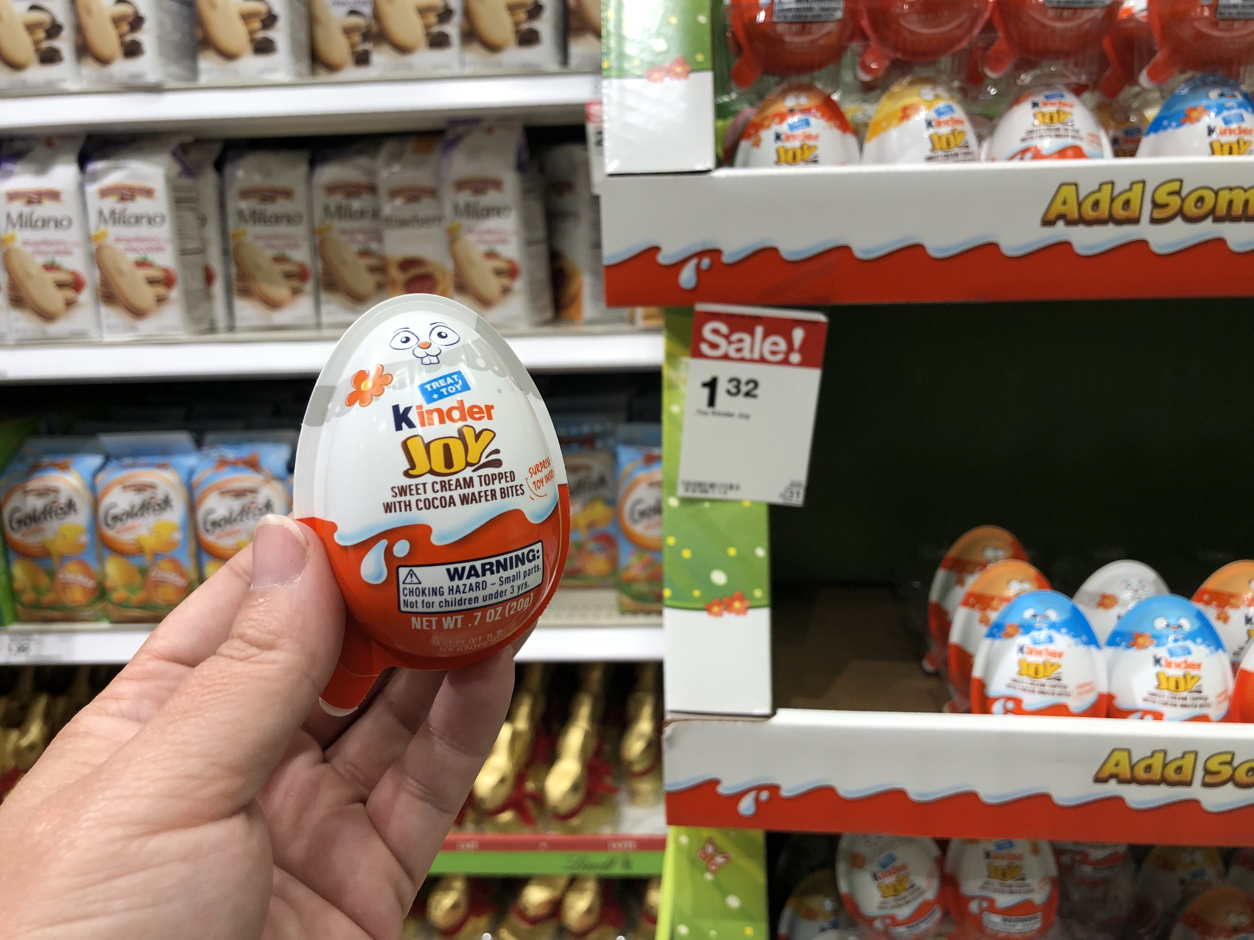 Kinder store eggs target