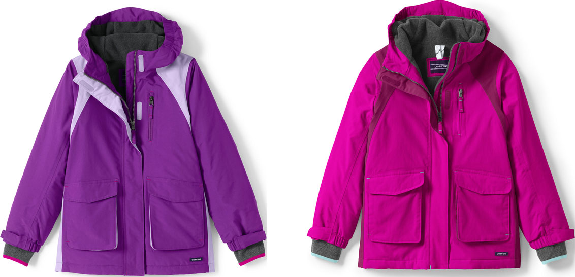 Lands End Girls Squall Parka ONLY 23.99 Regularly 100 More Outerwear Deals