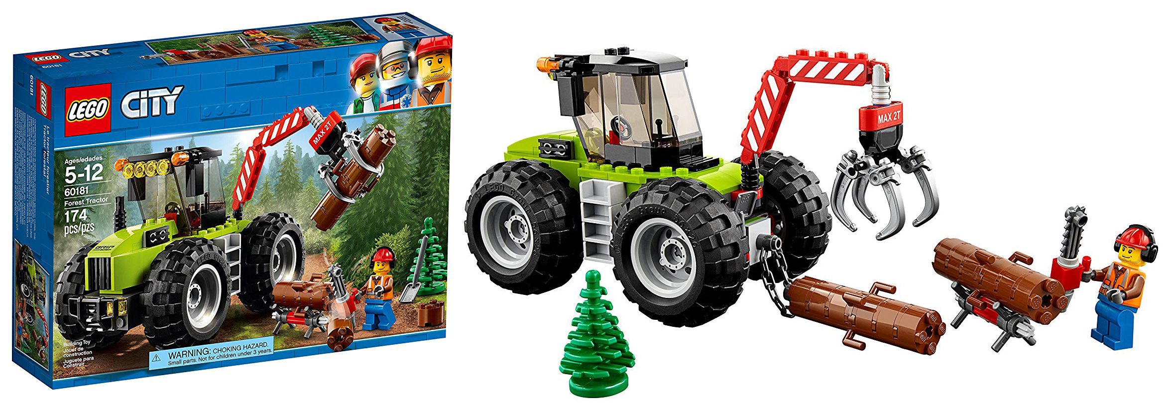 lego city forest tractor