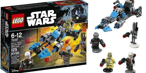 LEGO Star Wars Bounty Hunter Speeder Bike Battle Set Only $11.99