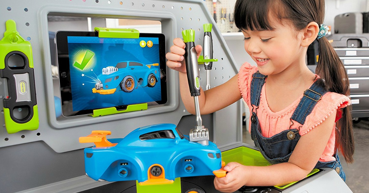 little tikes construct 'n learn smart workbench only $71