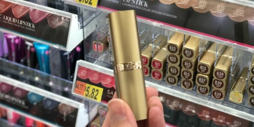 $7 Worth of L’Oreal Cosmetics Coupons = Lipstick Just $3.82 at Walmart