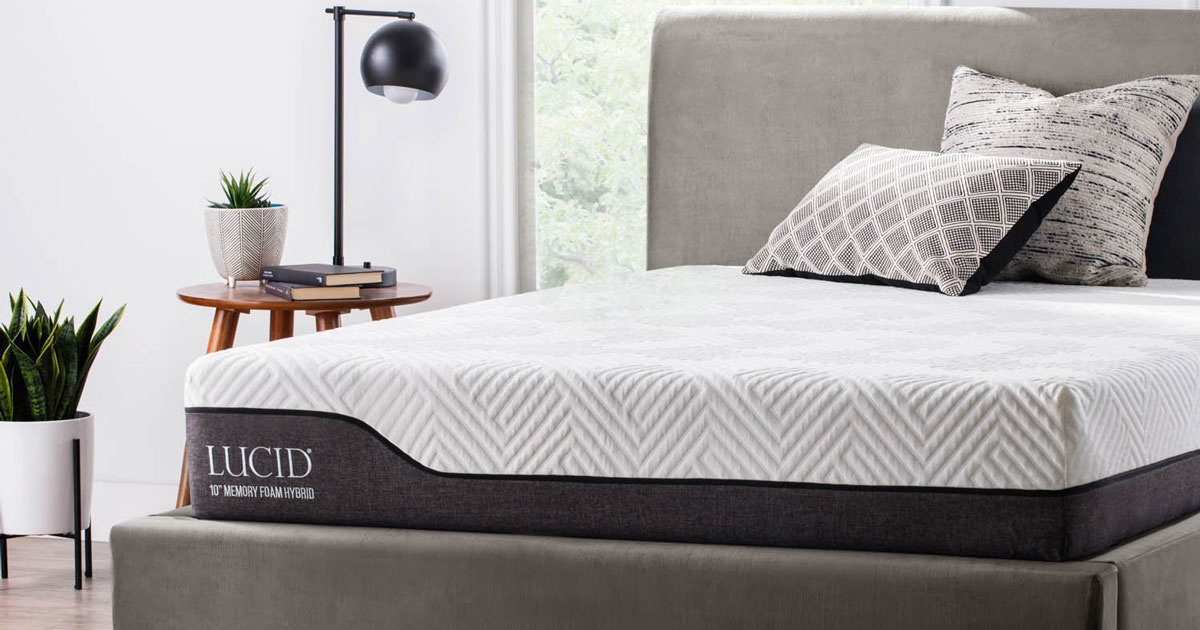 lucid 10 california king mattress