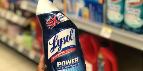 Lysol Power Toilet Bowl Cleaner 9-Pack Just $12.54 Shipped on Amazon | Only $1.39 Each