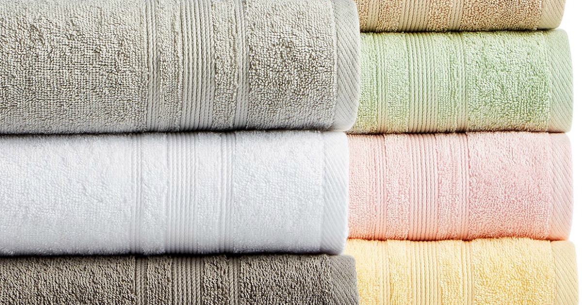 75 Off Macy s Towels Sunham 4 Piece Bath Towel Set Only 11.79