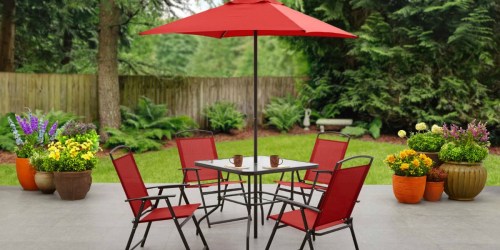 Mainstays 6-Piece Outdoor Patio Dining Set Only $99.97 Shipped on Walmart.com (Regularly $150)