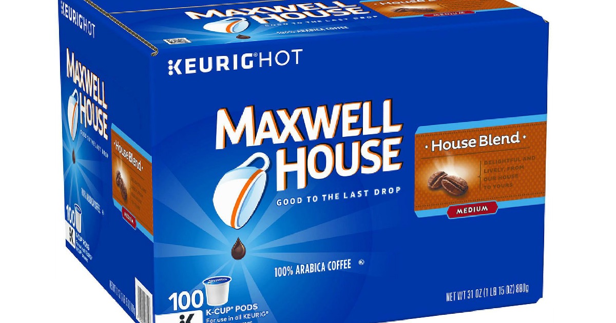 Maxwell house k cups 100 outlet count