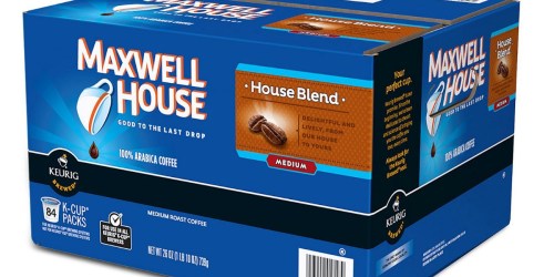 Sam’s Club: Maxwell House Coffee K-Cups 84 Count ONLY $19.81 Shipped (24¢ per K-Cup)