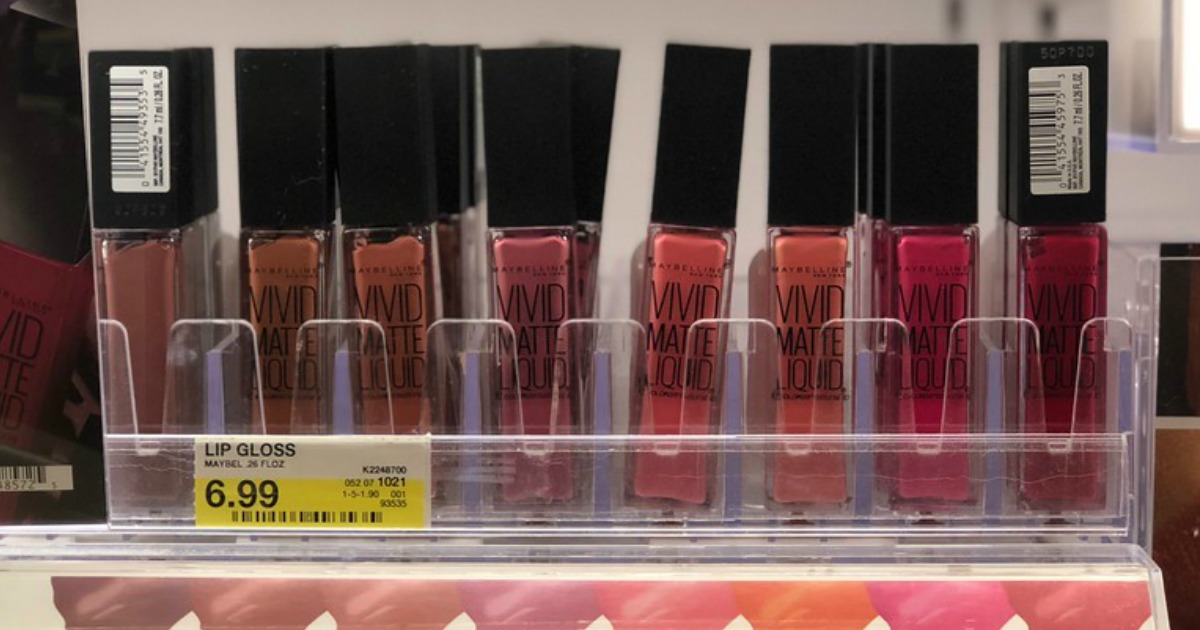 Possible FREE Maybelline Lip Gloss at Target w/ Price Match