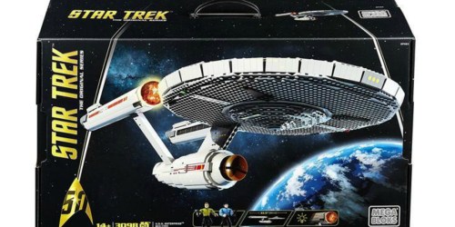 Mega Blocks Star Trek USS Enterprise Set Only $75.99 Shipped (Includes 3,098 Pieces)