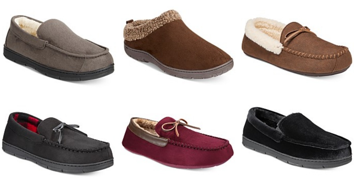 Over 75% Off Men's Slippers at Macy's 