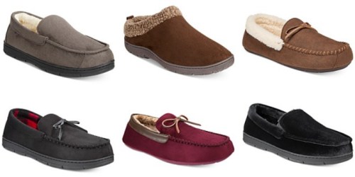 Over 75% Off Men’s Slippers at Macy’s