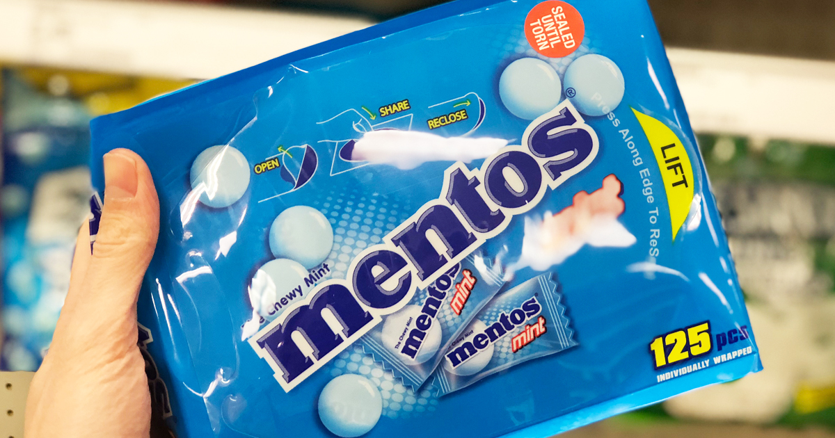 Фото жвачки mentos