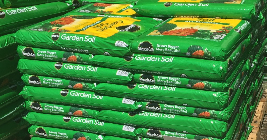 MiracleGro All Purpose Garden Soil Bags ONLY 2 at Lowe’s