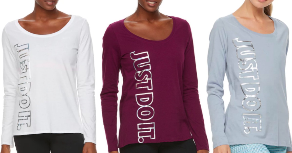 Nike Women's Long-Sleeve Shirts Only $9 (Regularly $30) + FREE Shipping ...