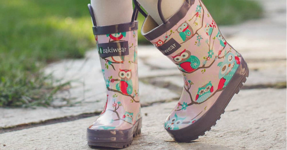 Oakiwear Kids Rain Boots ONLY $12.95 