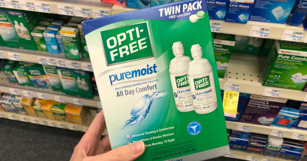 Opti-Free Contact Lens Solution Twin Packs from $5.94 on Walgreens.com (Reg. $17)