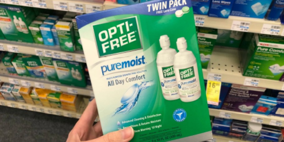 Opti-Free Contact Solution 2-Pack Only $6.29 at Walgreens (Regularly $17)