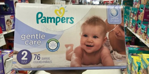 Pampers Gentle Care Diaper Boxes Possibly Only $14.37 Each After Target Gift Card