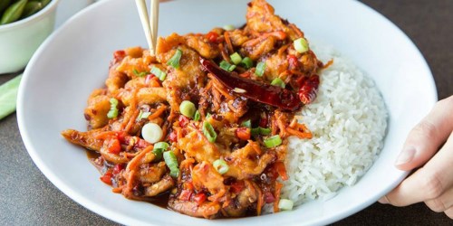 Pei Wei General Tso or Orange Chicken Entree ONLY $5 (Includes Rice, Greens or Lettuce Cups)