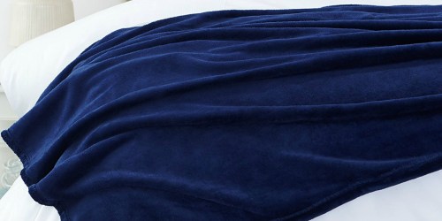 Velvet Plush Throw Blanket Just $6.11 – Awesome Reviews (Ships w/ $25 Amazon Order)