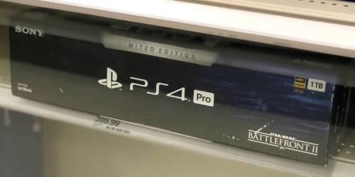 Target: PlayStation 4 Pro 1TB Console Star Wars Battlefront II Bundle Only $339.99 (Regularly $400)