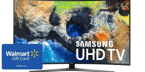 Samsung 55″ Curved 4K Smart LED TV Only $462.95 Shipped After Walmart Gift Card (Regularly $1,599)