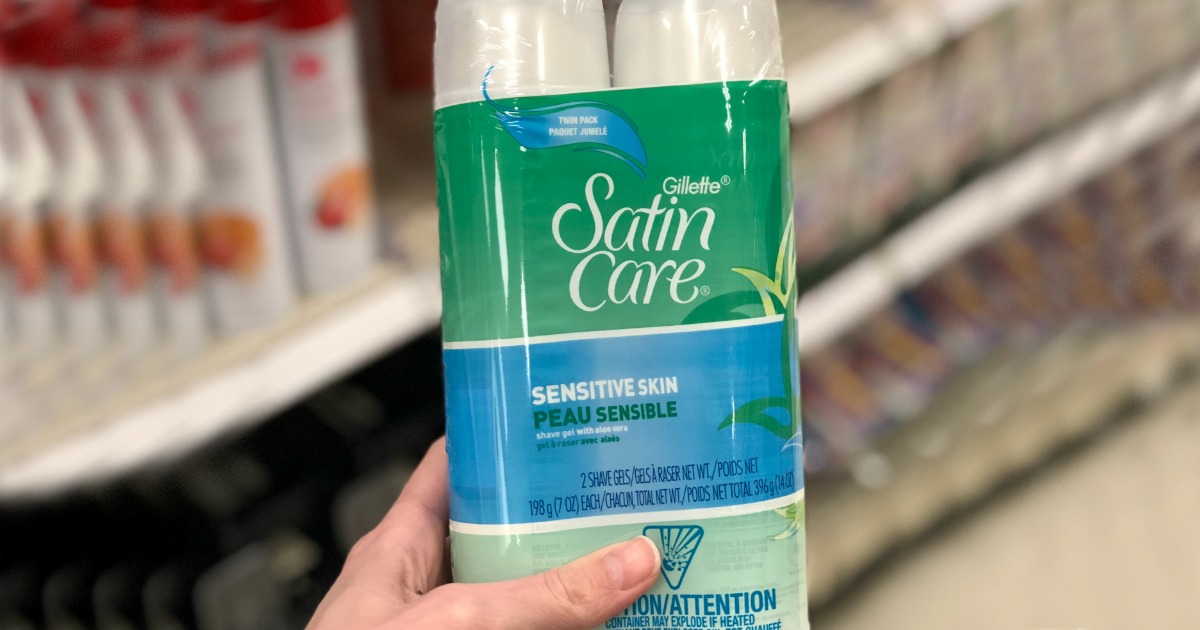 Gillette Shave Gel Twin Packs Only 1.19 After Target Gift Card (Just 60¢ Each)