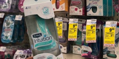 Schick Intuition Razors Only $4.49 Each After Rewards at CVS