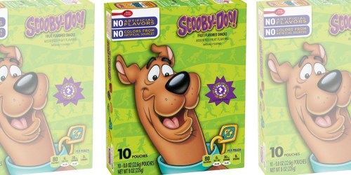 Amazon: EIGHT Boxes of Scooby-Doo Fruit Snacks Only $9.20 Shipped