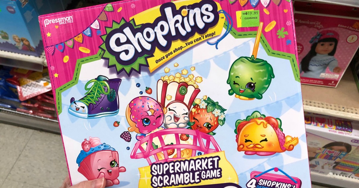 Shopkins supermarket scramble sales game