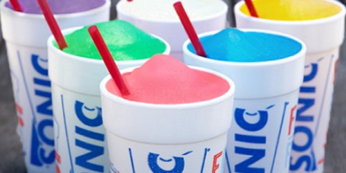 Sonic Medium Slushies ONLY 79¢ (March 22nd)