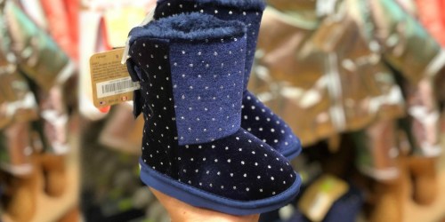Crazy8 Sparkle Dot Cozy Boots Only $6.99 (Regularly $25) & More