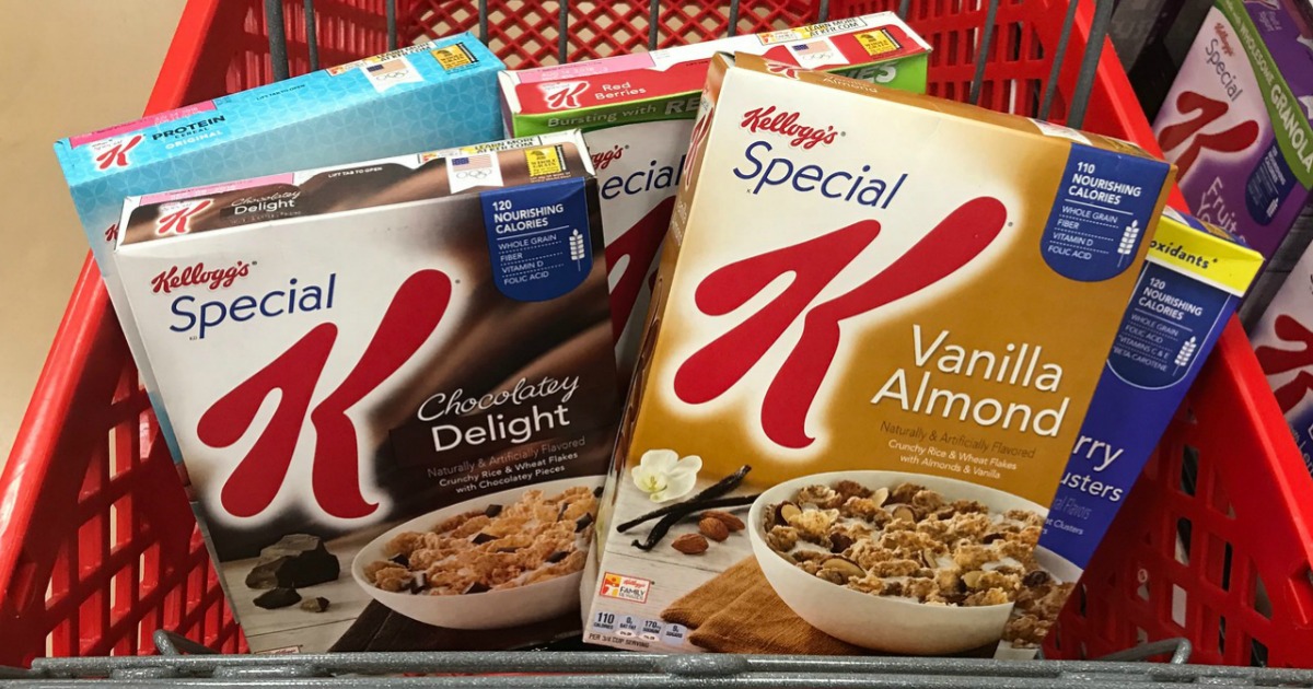 TWO Special K Cereals PLUS eos Lip Balm Only 3.78 at Target