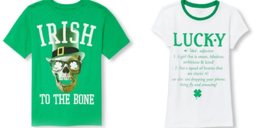 The Children’s Place St. Patrick’s Day Tees ONLY 99¢ Shipped (Regularly $10+) & More