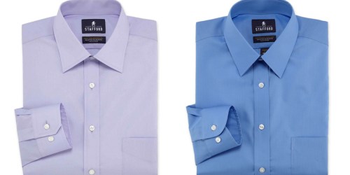 Stafford Men’s Dress Shirts as Low as $6.66 Each (Regularly $36) on JCPenney.com