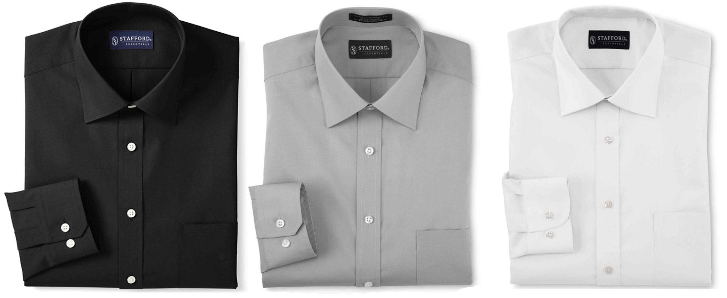 jcpenney black dress shirt