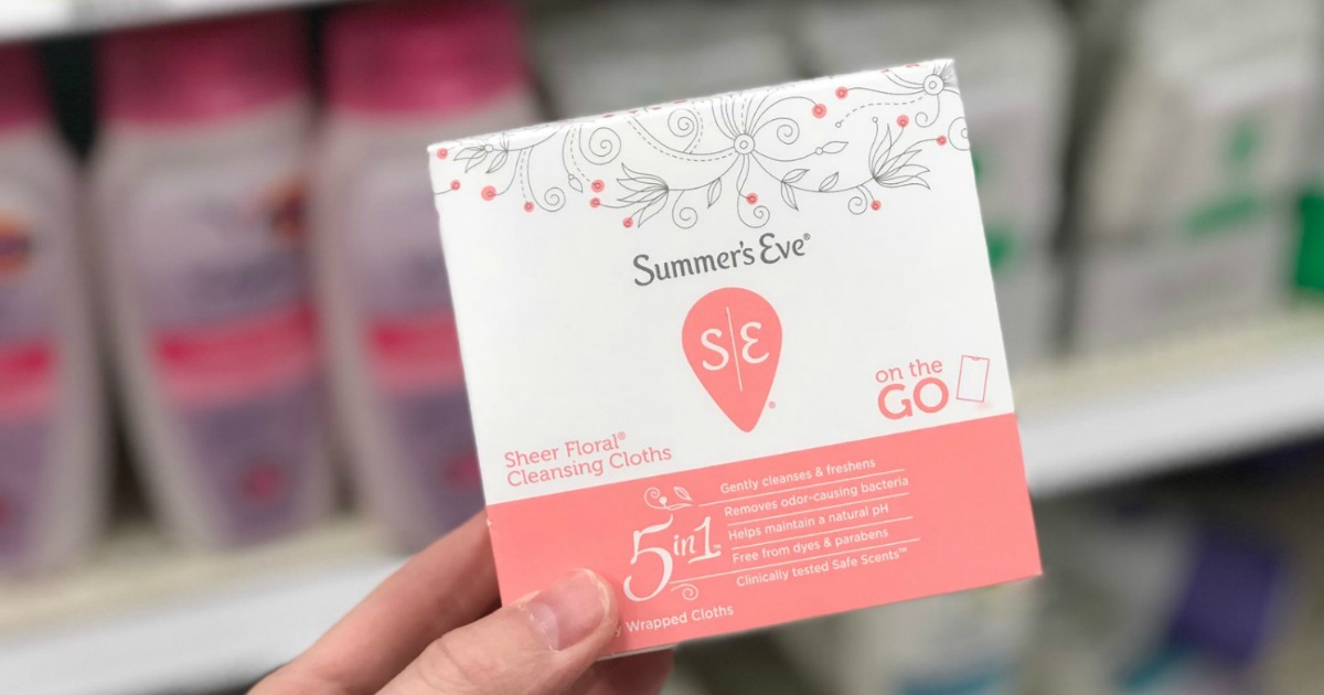 Summer's Eve Wipes Only 32¢ at Target + More
